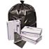 Renown 56 Gal. 1.7 mil 43 in. x 47 in. Black Can Liner (10 per Roll, 10-Roll per Case)