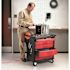 Rubbermaid Commercial Products 32.6 in. 5-Drawer Utility Cart