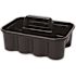 Rubbermaid Commercial Products Deluxe Black Plastic Carry Caddy
