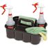 Rubbermaid Commercial Products Deluxe Black Plastic Carry Caddy
