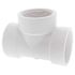 NIBCO 1-1/2 in. PVC DWV Hub x Hub x FIPT Test Tee