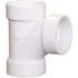 NIBCO 4 in. PVC DWV All Hub Sanitary Tee Fitting