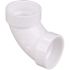 NIBCO 4 in. PVC DWV 90-Degree Hub x Hub Elbow Fitting