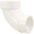 NIBCO 1-1/2 in. PVC DWV 90-Degree Spigot x Hub Street Elbow