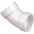 NIBCO 2 in. PVC DWV 45-Degree Hub x Hub Elbow