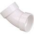 NIBCO 6 in. PVC DWV 45-Degree Hub x Hub Elbow Fitting