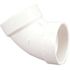 NIBCO 4 in. PVC DWV 60 Degree Hub x Hub Elbow Fitting