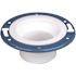 NIBCO 4 in. x 3 in. PVC DWV Spigot Adjustable Metal Ring Closet Flange
