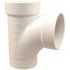NIBCO 3 in. DWV PVC Spigot x Hub x Hub Sanitary Street Tee