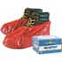 SHUBEE Red Weatherproof Shoe Covers