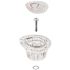 MOEN Chateau Single-Knob Tub and Shower Replacement Kit with White and Chrome Insert