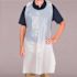 Prime Source 28 in. x 46 in. 2 mil Medium-Weight Embossed Polyethylene Apron, White