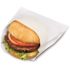 Bagcraft 6.75 in. x 6.5 in. White Grease Resistant Bag (2000 per Case)