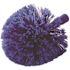 Carlisle Sanitary Maintenance Flo-Pac Round Duster with Soft Flagged PVS Bristles in Blue