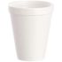 DART J Cup 10 oz. White Insulated Foam Cup (1000-Per Case)