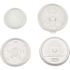 DART 12-Series Translucent Straw Slotted Lid (1000 per Pack)