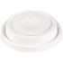 DART Cappuccino Style Dome Lid with Sip Hole for Foam Cups, White (1000 per Case)