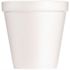 DART J Cup 16 oz. Squat Insulated Foam Food Container, White (500 per Case)