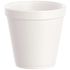 DART J Cup 16 oz. Squat Insulated Foam Food Container, White (500 per Case)