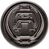 DART Optima Recloseable Dome Lid for Foam Cups, Black (1000 per Case)