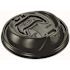 DART Optima Recloseable Dome Lid for Foam Cups, Black (1000 per Case)