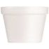DART J Cup 4 oz. Squat Insulated Foam Food Container, White (1000 per Case)