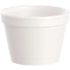 DART J Cup 4 oz. Squat Insulated Foam Food Container, White (1000 per Case)