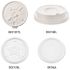 DART Vented Lid for 6-Series J Style Cups and Containers, White (1000 per Case)