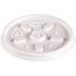 DART Vented Lid for 6-Series J Style Cups and Containers, White (1000 per Case)