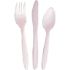 Dart Container Fork 6-1/8 in. Medium Weight White Polypropylene