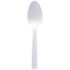 DART 5 in. Light-Weight White Polypropylene Teaspoon