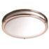 Monument 2-Light Satin Nickel Flushmount