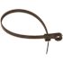 THOMAS & BETTS 7 in. Cable Tie Nylon Catamount Style, Black (100-Pack)