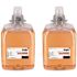 GoJo Luxury Foam Antibacterial Handwash, Fresh Fruit Fragrance, 2000 mL Refill for FMX-20 Push-Style Dispenser (Pack of 2)