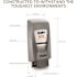 GoJo PRO TDX 2000 Push-Style Hand Soap Dispenser, Gray, for 2000 mL PRO TDX Heavy Hand Cleaner or Soap Refills