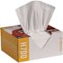 Brawny Industrial White Heavy-Duty HEF (Hydroentangle Fiber) Shop Towels (Flat Pack)