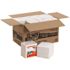 Brawny Industrial 13 in. x 13 in. White Wiper Airlaid Medium All Purpose Poly Cleaning Wipes (50-Pack/Case)