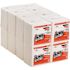 Brawny Industrial 13 in. x 13 in. White Wiper Airlaid Medium All Purpose Poly Cleaning Wipes (50-Pack/Case)