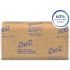 Scott White Single Fold Paper Towels Affordable Towel Paper (250 Towels/Clip, 16 Clips/Case)