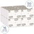 Kleenex White Multi-Fold Paper Towels (16-Packs/Case, 150 Tri-Fold Paper Towels/Pack, 2,400 Towels/Case)