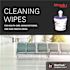 WYPALL Prep Wipers for the WetTask Wiping System for Solvents (6 Rolls/Case, 60 Sheets/Roll, Bucket Included)