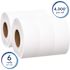 Scott 1-Ply White Jumbo Roll (JRT) Commercial Toilet Paper (6 Rolls/Case, 4,000 ft./Roll)