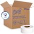 Scott 2-Ply White Jumbo Toilet Paper with High Capacity JRT Commercial Toilet Paper (750 ft./Roll, 12-Rolls/Case)