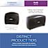 Kimberly-Clark Cored JRT Bathroom Tissue Dispenser, Black, 1 Dispenser / Case