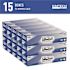 Kimtech White 2-Ply Kimwipes Delicate Task Science Wipers (15 Pop-Up Boxes/Case, 90 Sheets/Box, 1,350 Sheets/Case)