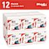 WYPALL X60 White Reusable Quarterfold Washcloths (76 Sheets/Pack, 12 Packs/Case, 912 Washcloths/Case)