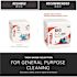 WYPALL X60 White Reusable Quarterfold Washcloths (76 Sheets/Pack, 12 Packs/Case, 912 Washcloths/Case)