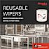 WYPALL X60 White Reusable Cloths (Jumbo Roll, 1100 Sheets/Roll, 1 Roll/Case)