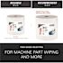 WYPALL X80 White Extended Use Cloths Jumbo Roll Reusable Wipes (475 Sheets/Roll; 1 Roll/Case)