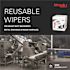 WYPALL X80 Heavy Duty Cloths Quarterfold, Extended Use Towels, White (50-Sheets/Pack, 4-Packs/Case)